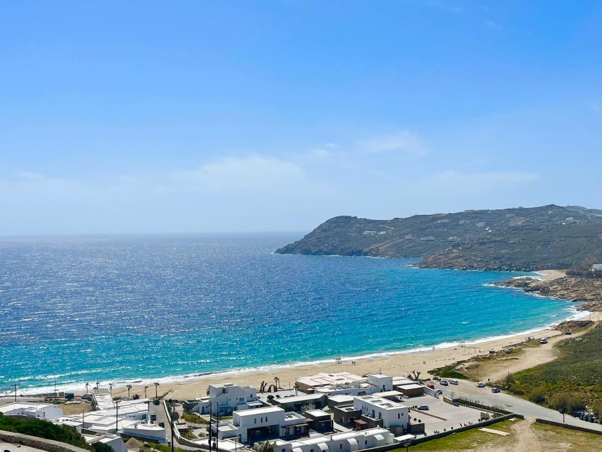 Luxury House With Private Pool At Elia Beach Mykonos Town Eksteriør bilde